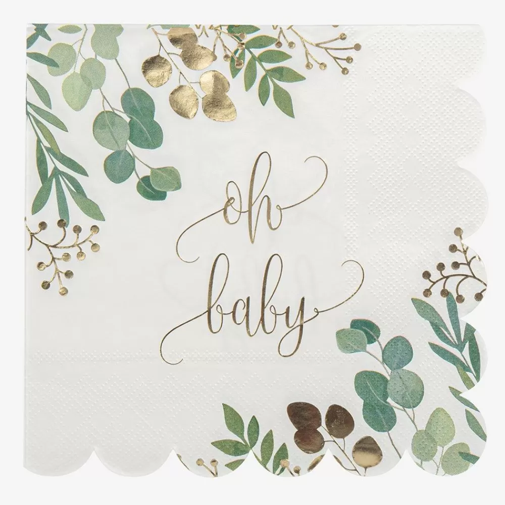 Cheap Paper Napkins: 16 Oh Baby Napkins Napkins