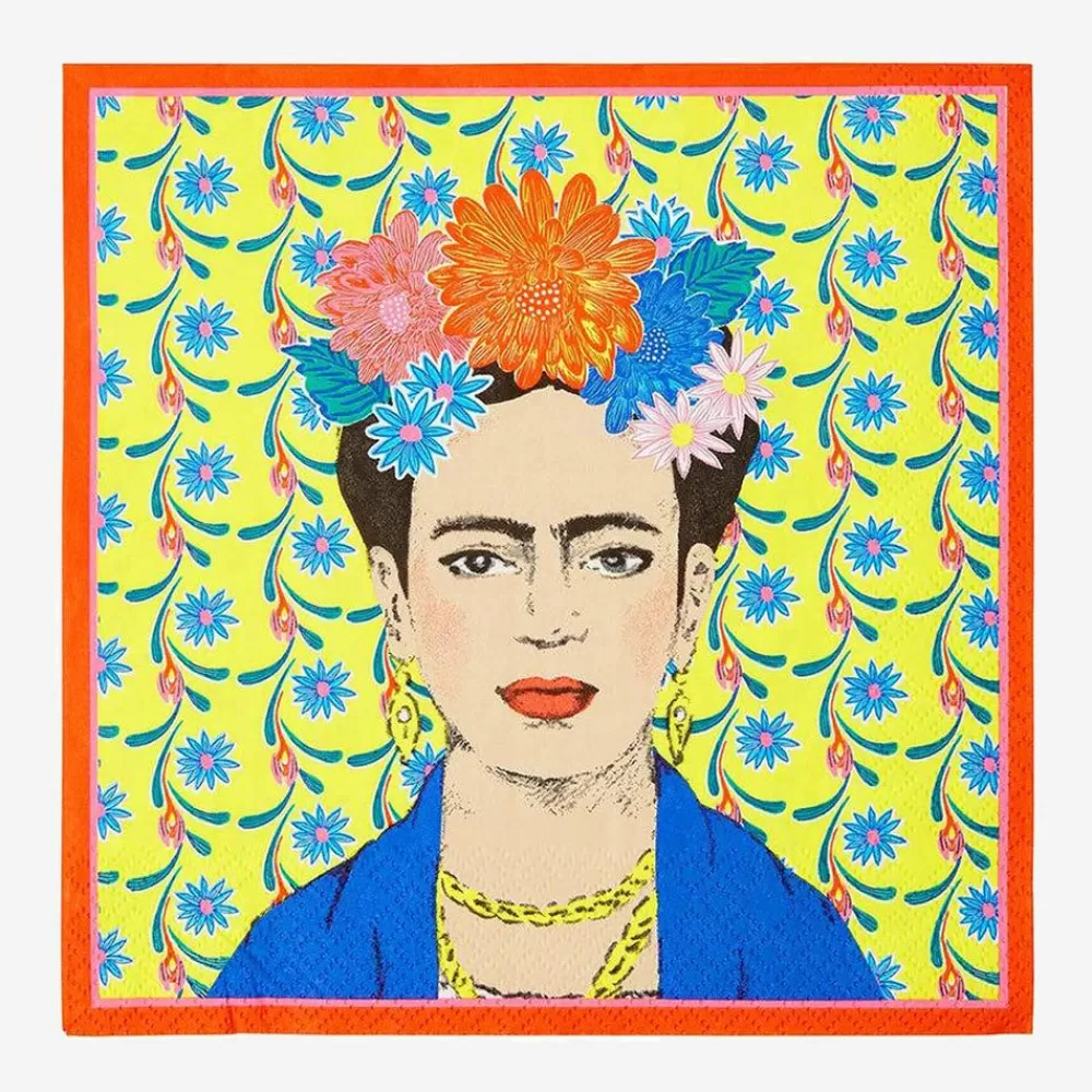Cheap Paper Napkins: 20 Frida Kahlo Napkins Napkins