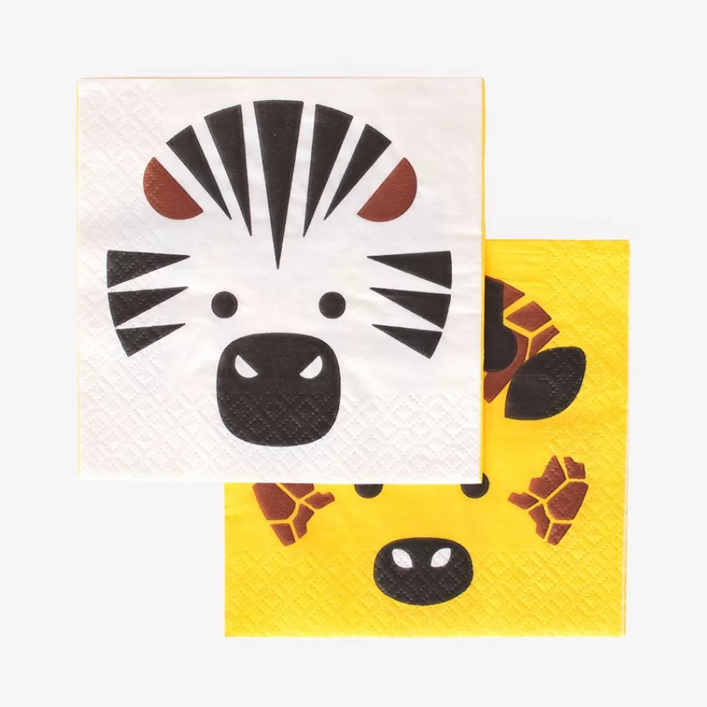 Store Paper Napkins: 20 Safari Napkins Napkins