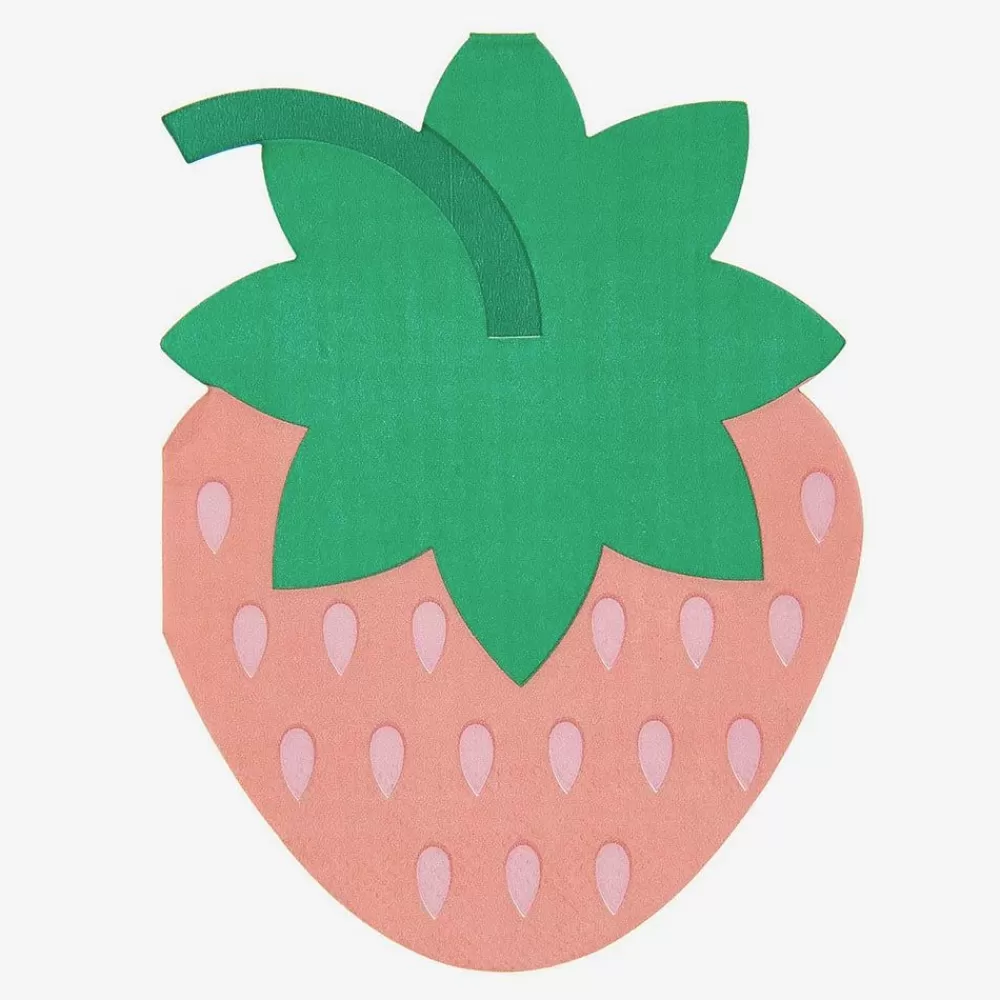 Cheap Paper Napkins: 20 Strawberry Napkins Napkins