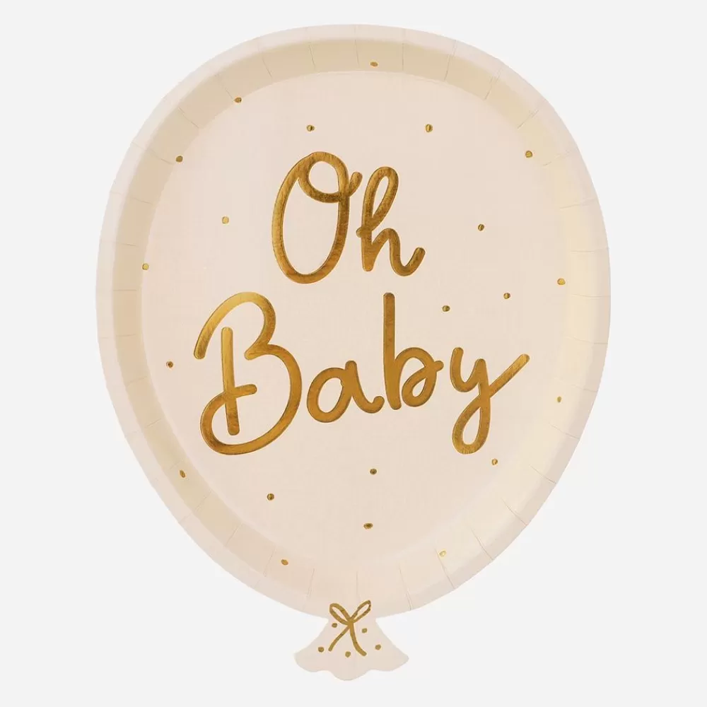 Fashion Paper Plate: 6 Baby Plates Plates