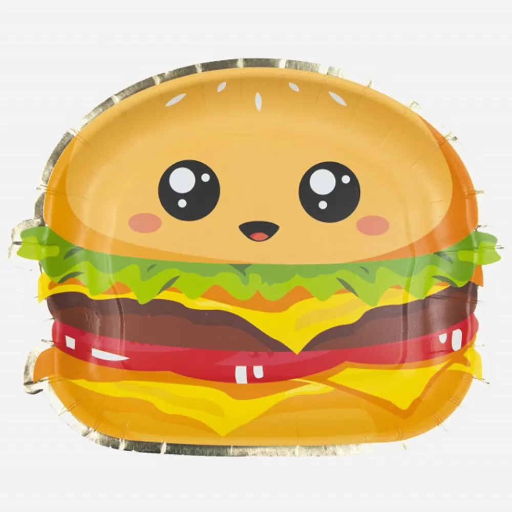 Outlet Paper Plate: 8 Junk Food Plates Plates