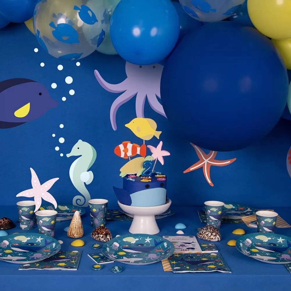 Cheap Paper Plate: 8 Seabed Plates Plates