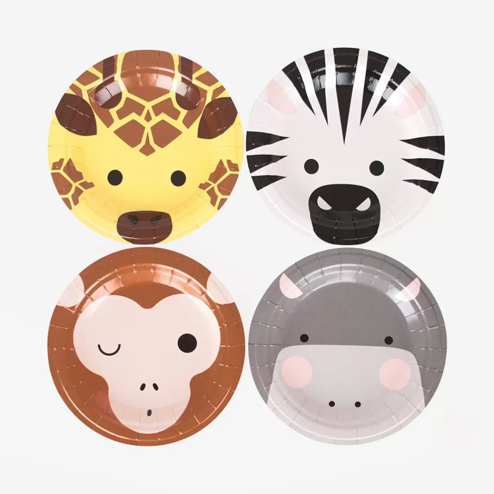 Cheap Paper Plate: 8 Small Safari Plates Plates