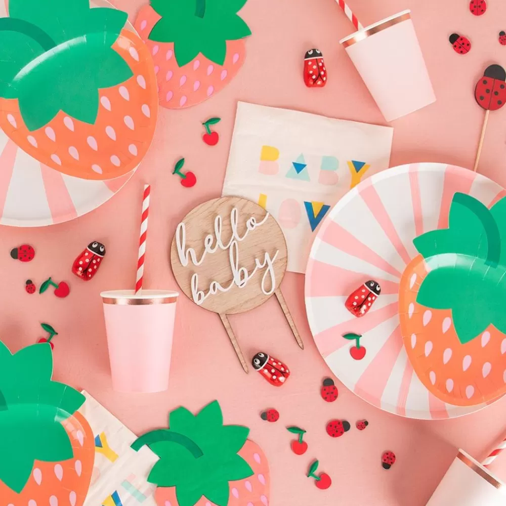 Cheap Paper Plate: 8 Strawberry Plates Plates