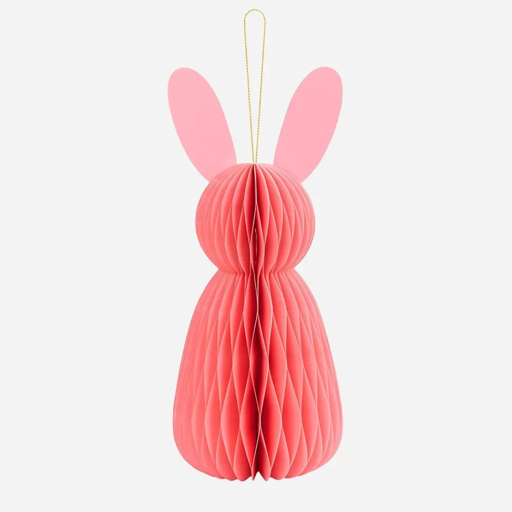 Sale Pink Honeycomb Rabbit Paper Lanterns & Suspensions