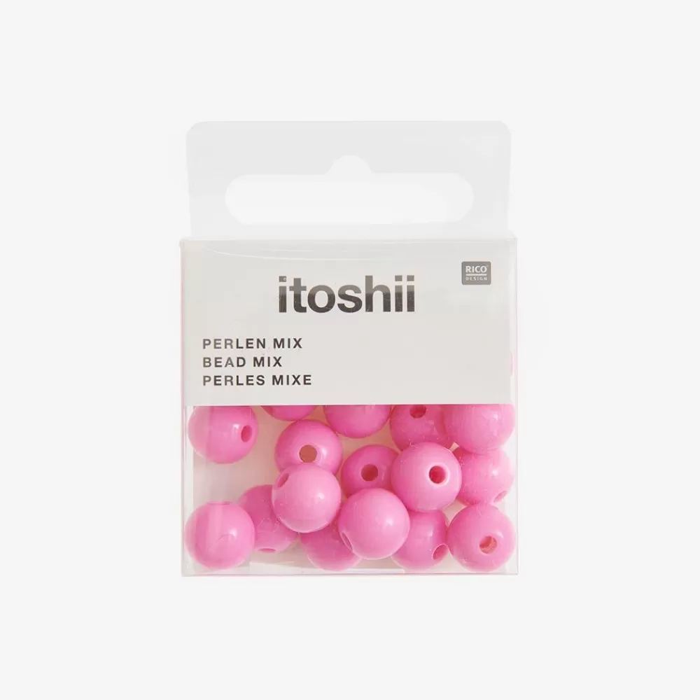 Cheap Pink Round Beads Beads
