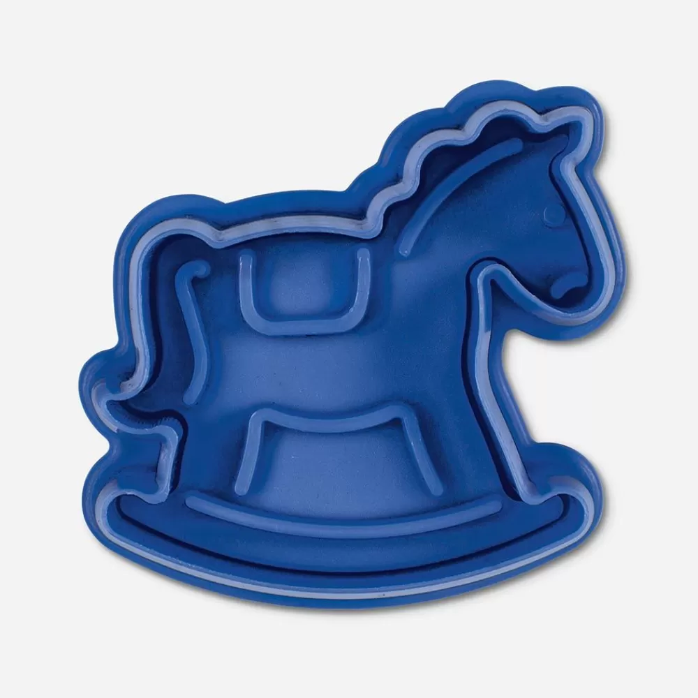 Shop Rocking Horse Cookie Cutter With Pusher Piece Holders And Cutters