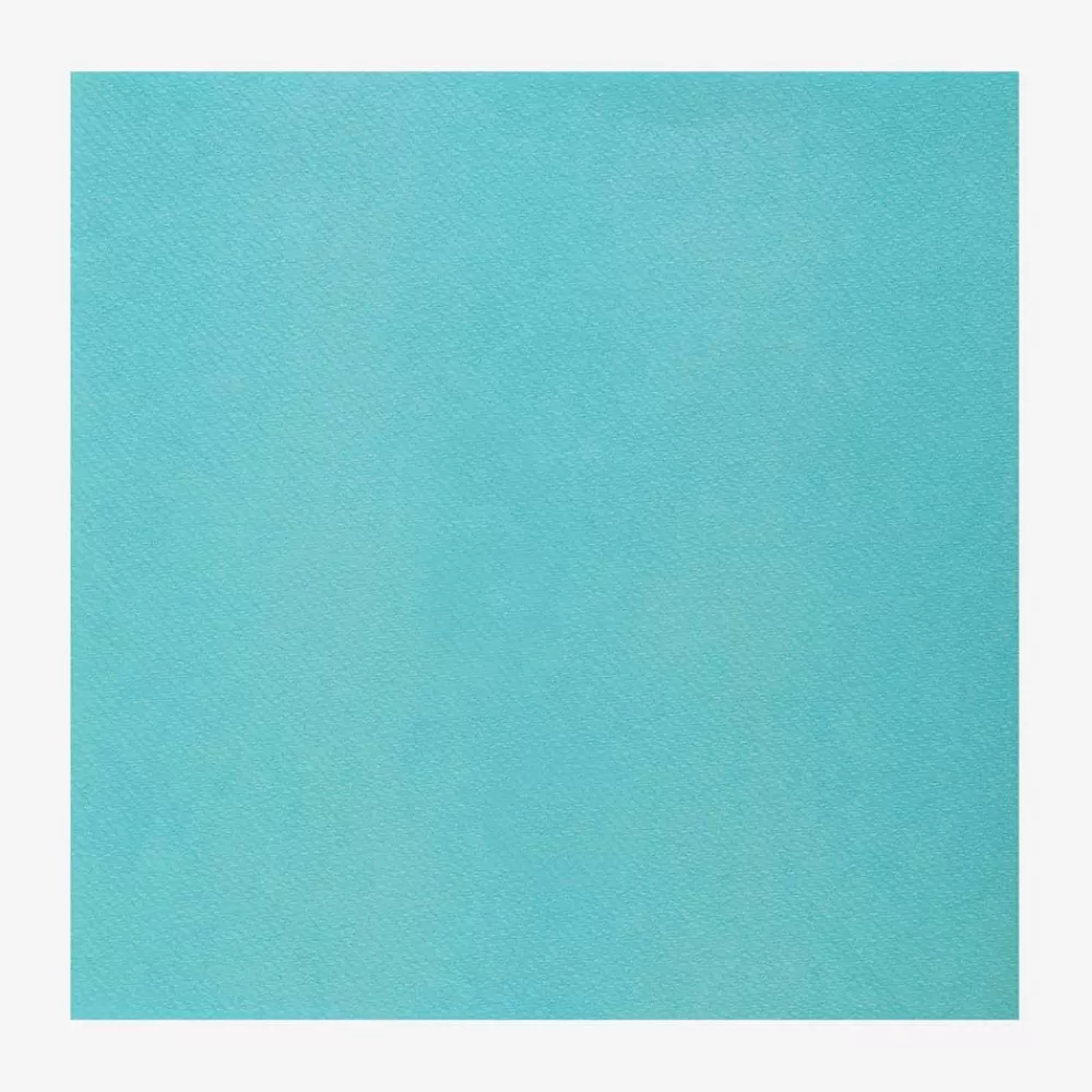 Outlet Serviettes En Papier : 25 Serviettes Turquoise Napkins