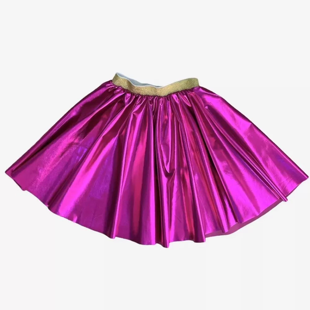 Online Skirt That Spins Metallic Pink Costumes