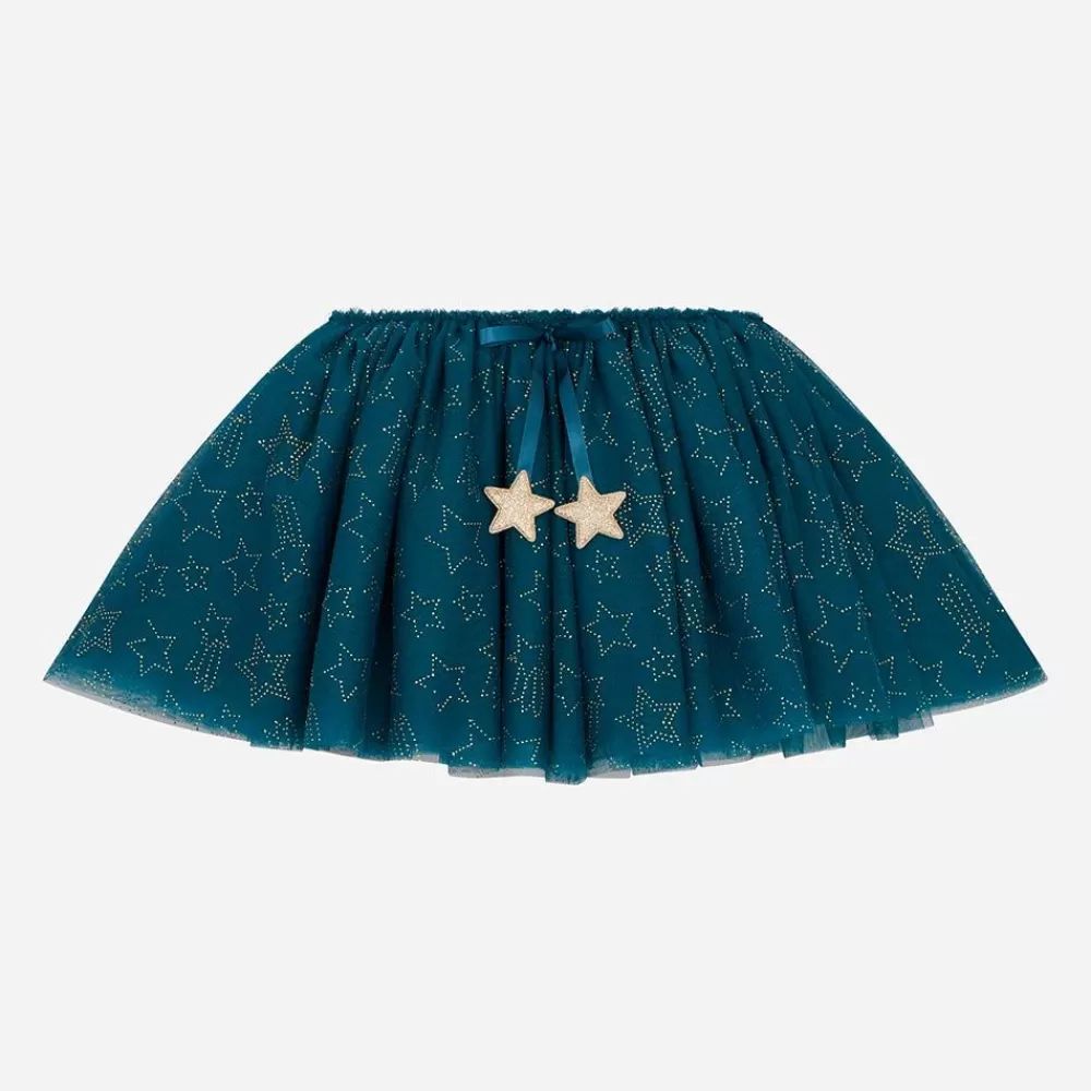 Fashion Teal Tutu With Stars Costumes