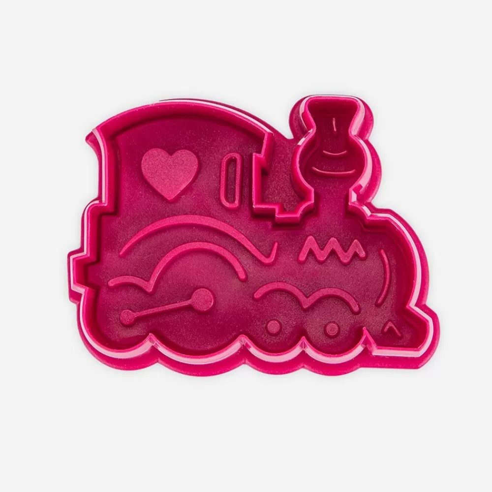 Sale Train Cookie Cutter With Pusher Piece Holders And Cutters