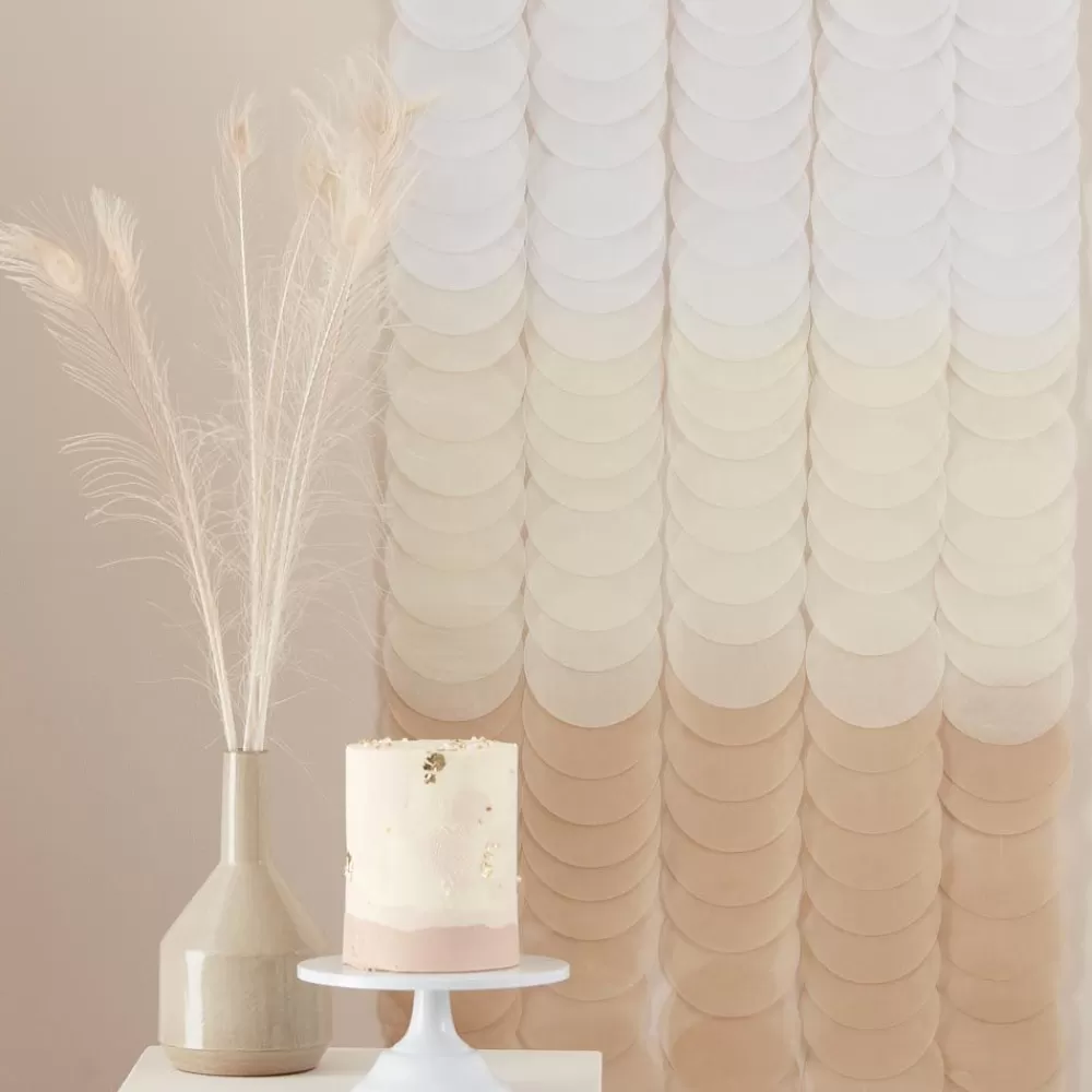 Shop Wall Decoration Kit: Curtain Of Nude Pastilles Wall Decorations