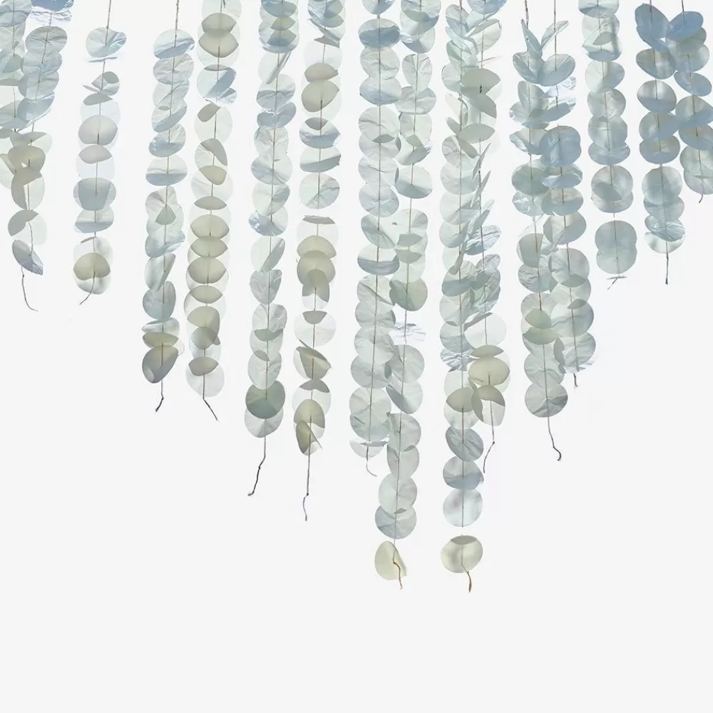 Outlet Wall Decoration Kit: Curtain Of Sage Pastilles Wall Decorations