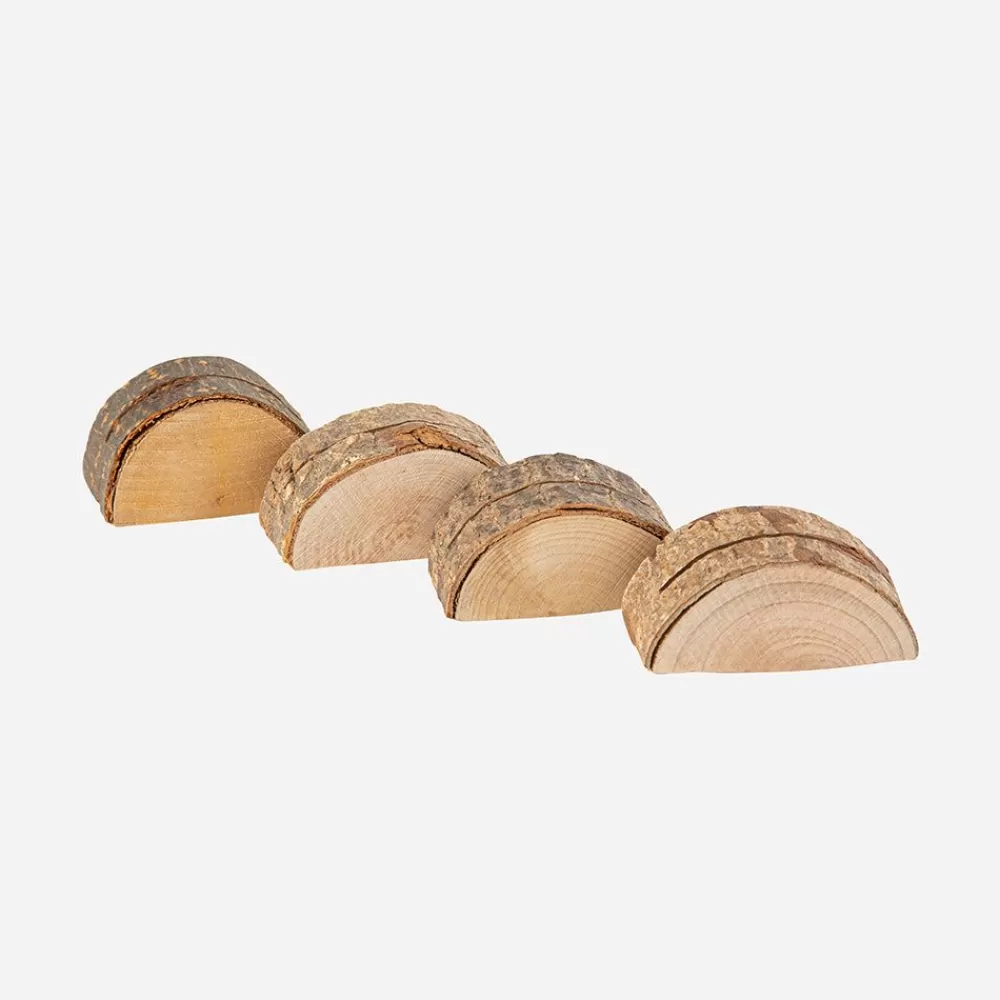 Clearance Wooden Place Marker Holder (4) Place Marks